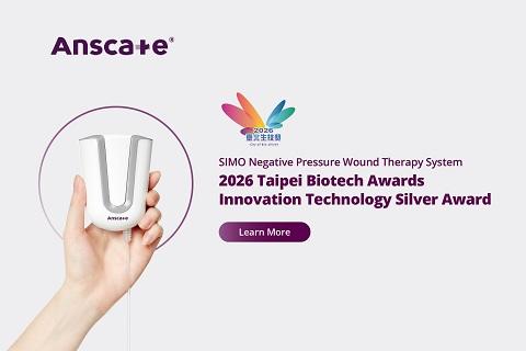 BenQ Materials Creates New Medical Value Through Materials Science: Anscare SIMO Negative Pressure Wound Therapy System Honored with the 2026 Taipei Biotech Awards Innovation Technology Silver Award